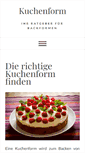 Mobile Screenshot of kuchenform.org